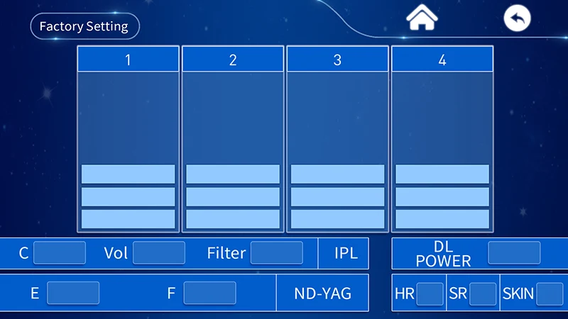 System Setting Page